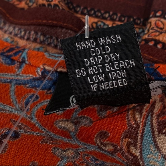 NEW ANGIE Boho MIXED PATTERN
PAISLEY KIMONO DUSTER Size M - Picture 10 of 13